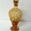 #A5-11-AMBER BUBBLE BOTTLE DECANTER/ GLASS STOPPER $29.95.  SALE $9.95+ S&H & IN