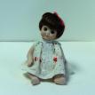 #B14-7 IN.AUBURN HAIR-BROWN EYED BEAUTY PIANO DOLL-JOINTED -$45.00