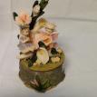 #MB7-14 MUSICAL BOX W/ LITTLE GIRL ANGELS & FLOWERS ON TOP SALE $12.95 + S&H & I