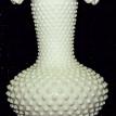 #MGF45-22/23-FENTON HOBNAIL 11 IN. PETTICOAT MILK GLASS VASE (3752 MI) $79.95. +