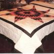 TEXAS STAR HAND CRAFTED QUILT #32.K/Q90X98/$150.00 +S&H & INSURANCE